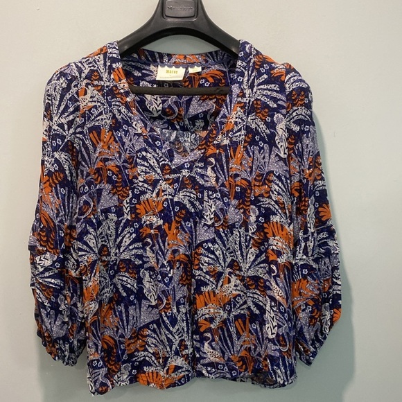 Anthropologie Cathy Pleated Blouse - Picture 12 of 16